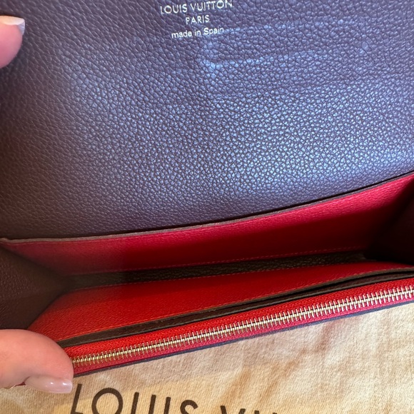 Louis Vuitton Emilie Wallet Cerise Cherry Empreinte Leather Spain w/ COA! - Picture 7 of 16